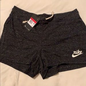 NWT NIKE short.  Dark heather grey.